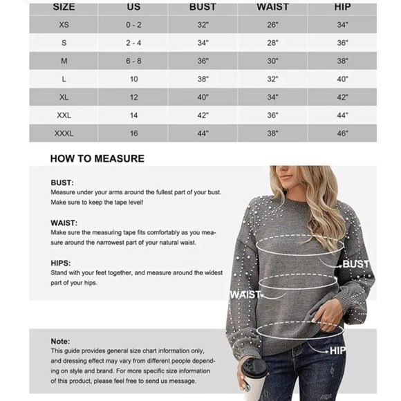 Blooming Jelly Pearl Sleeve Gray Sweater Blouse, NWT, XL - Picture 3 of 13